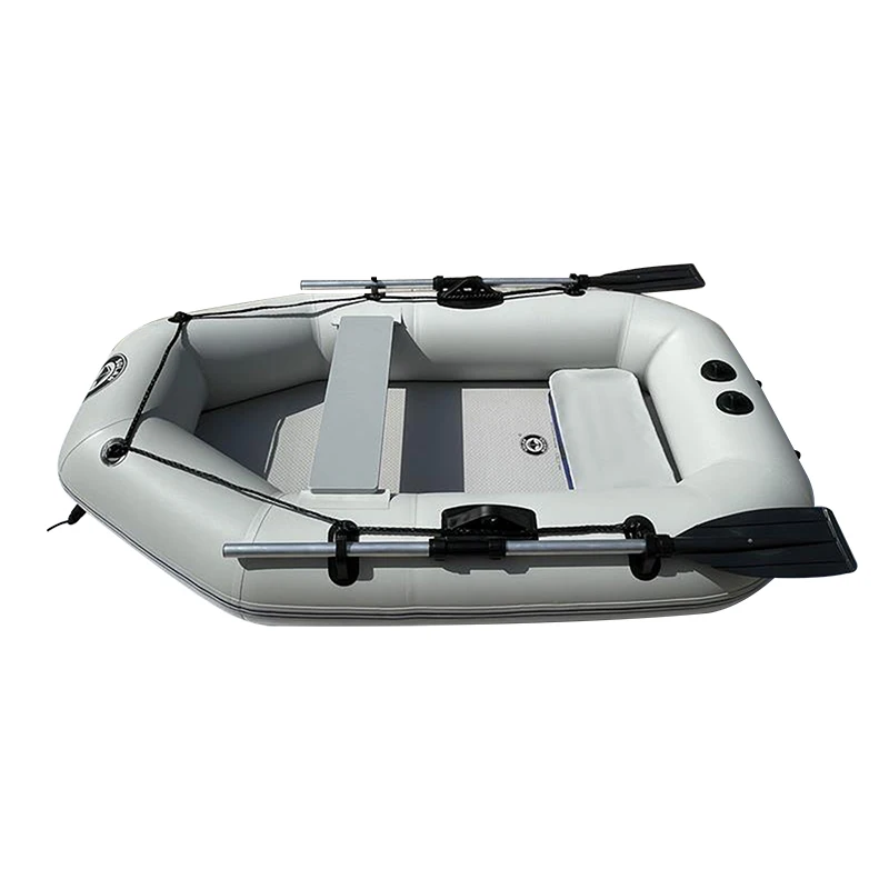 

Solar Marine 2 Persons PVC Inflatable Boat Fishing Kayak Canoe Air Deck Floor Dinghy with Free Accessories Outdoor Water Sports