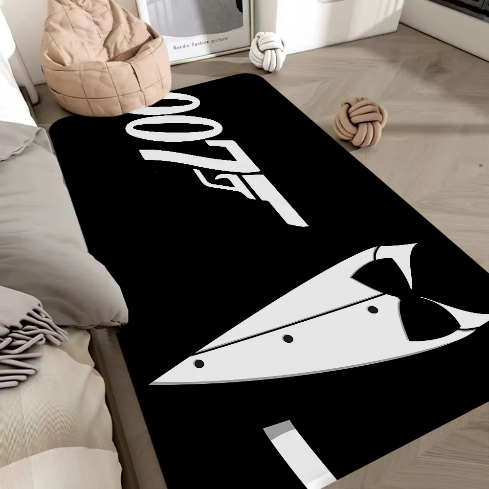 British Legend J-James B-Bond 007 Door Mat Washable Non-Slip Living Room Sofa Chairs Area Mat Kitchen Doormat Area Rug 4