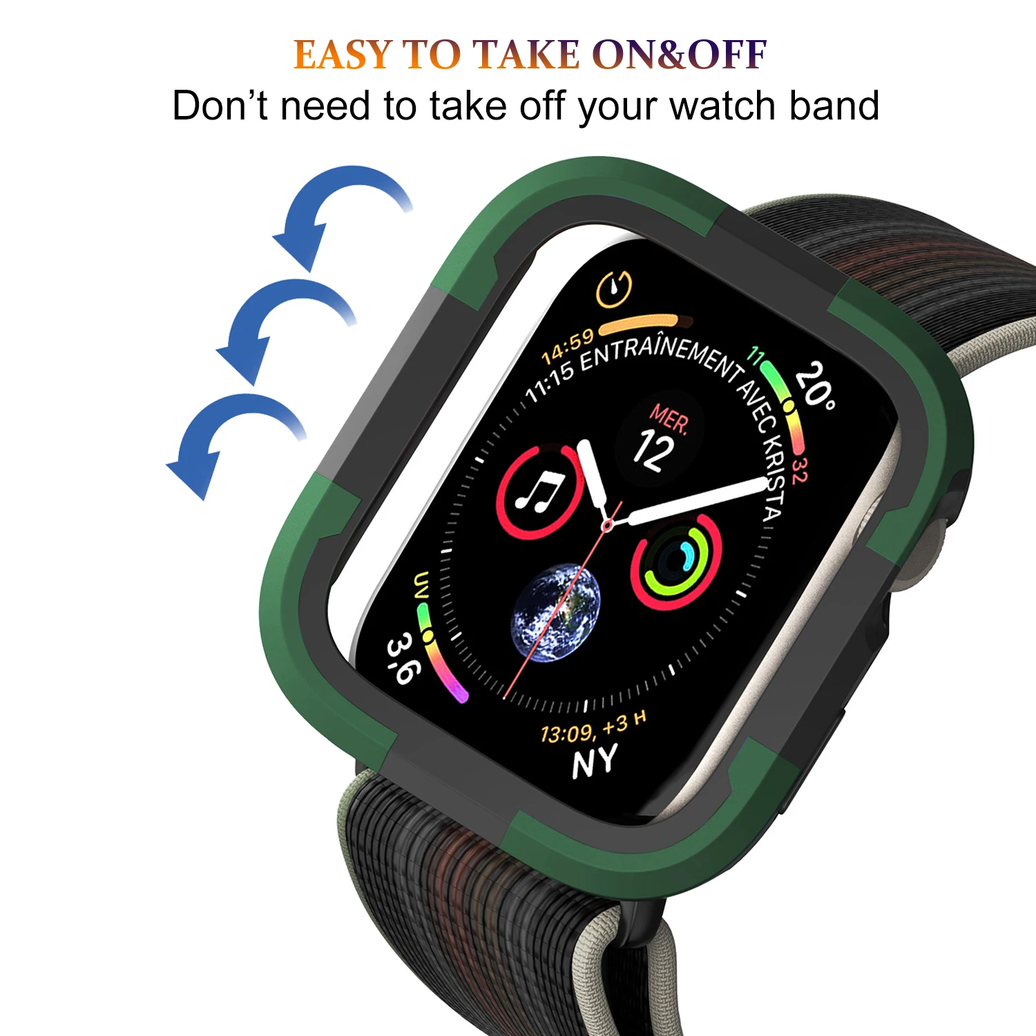  ġ TPU + PC ð ̽ Ŀ, Ʈ ø 8, 7, 6, 5, 4, 3SE  ̽, 49mm, 45mm, 41mm, 40mm, 44mm ׼,  