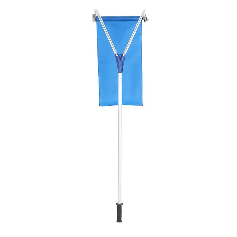 

193-650cm Roof Snow Rake -30 Degrees Telescopic Snows Removal System Cloth Adjustable Slip-proof Rod Roof Rake For Removing Snow