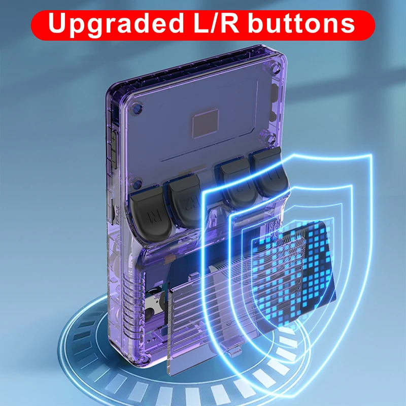 R36S 비디오 게임 콘솔, 64GB, 3.5 인치 IPS 스크린, 레트로 휴대용 게임 플레이어, 리눅스 시스템, 포켓 비디오 플레이어, 게임 플레이어 선물
