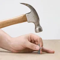 100x ค้อนไดรฟ์ขยาย Rivets Percussion ขยายอลูมิเนียมเล็บหัวเจาะ KNOCK ประเภทขนาดเล็กสกรูยึด 4