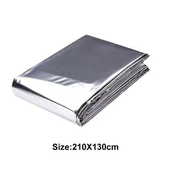 Silver High-Reflective Polyester Film for Greenhouse and Agriculture Optimization, 210x130cm (210X130cm)