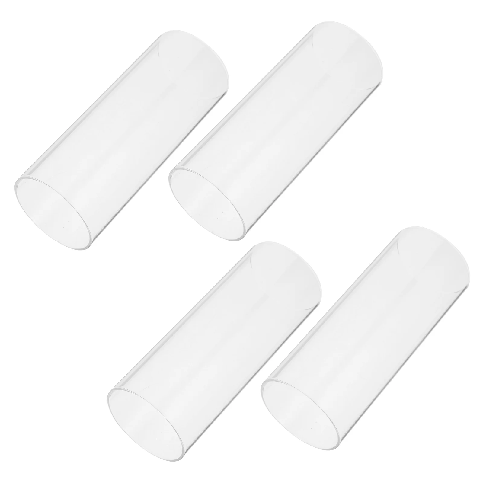 

Transparent Glass Craft Candle Covers Cylinder Candle Cover Decors