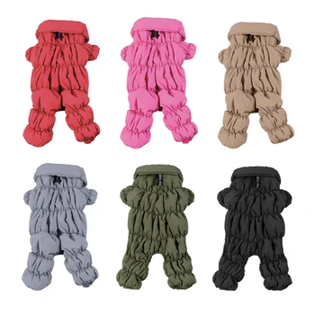 Winter Pet Dog Jumpsuit Waterproof Warm Dog Clothes for Small Dogs Chihuahua Jacket Yorkie Coat Puppy Costumes Pet Outfits 1