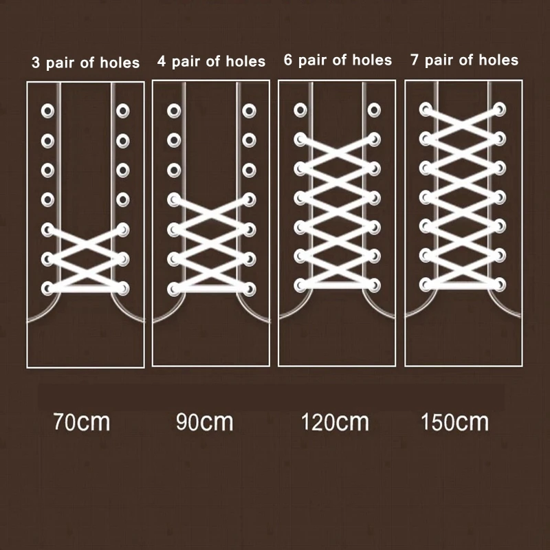 Two-Tone Striped Round Shoelaces for Outdoor and Casual Footwear