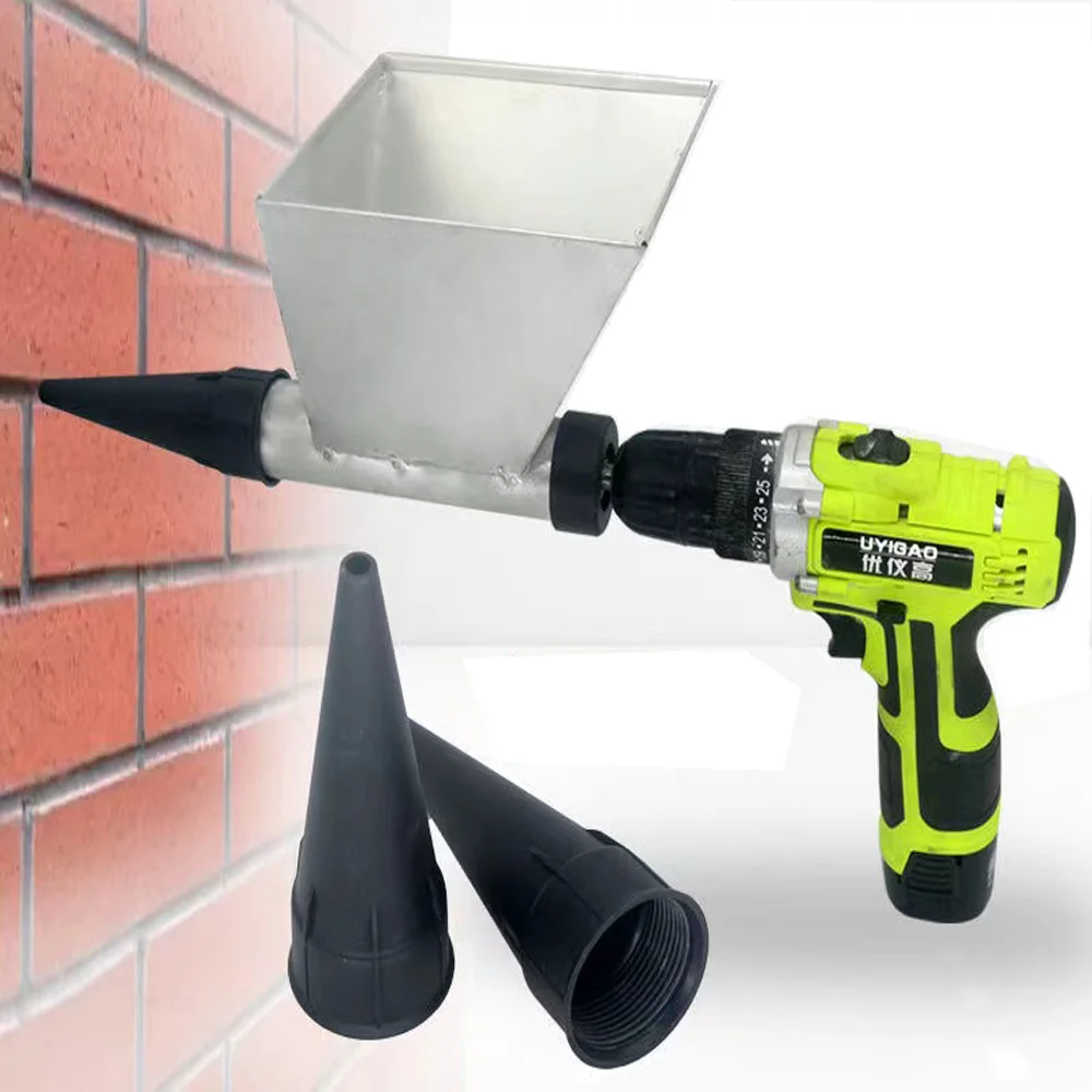 DIY Electric Caulking Machine Mortar Caulking Cement Concrete Caulking Machine  grouting exterior wall caulking artifact diy plastering skimming trowel wall plastering caulking tools concrete powder trowel plasterer repair margin professional tools