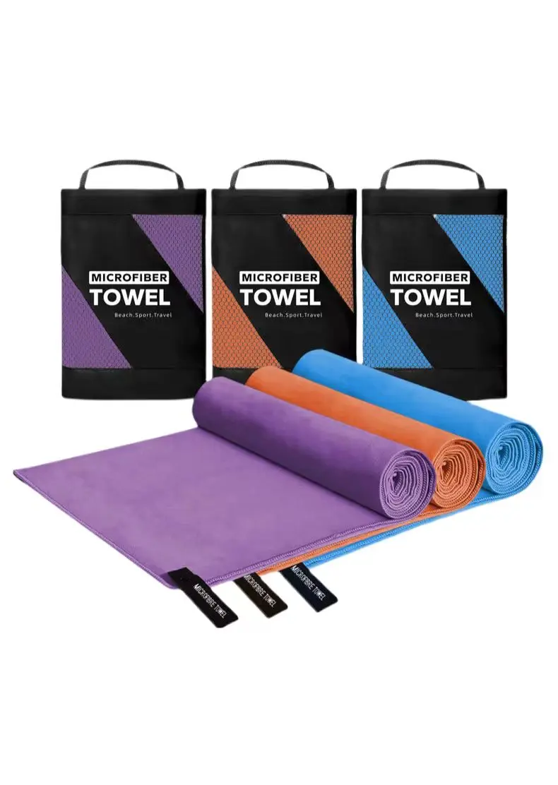 Microfiber Sports Towel Beach Towel Quick Dry Outdoor Sports Travel Fitness Gymnastics Jogging Swimming Yoga