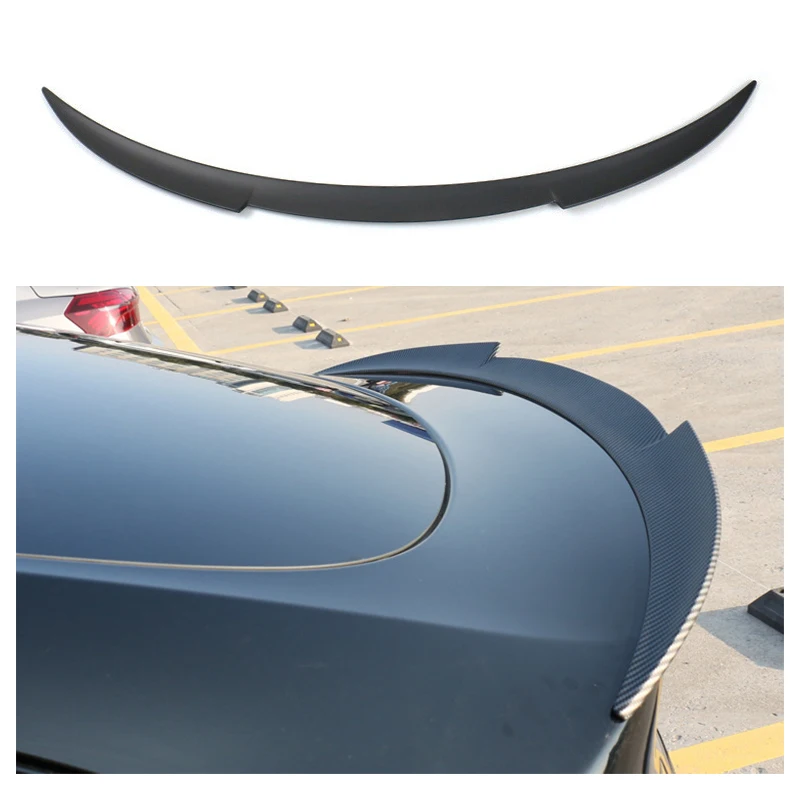 Car Sport Version Rear Tail Wing Trunk Spoiler Exterior Decoration Modified Body Kit For Tesla Model Y Carbon Fiber 2019-2022