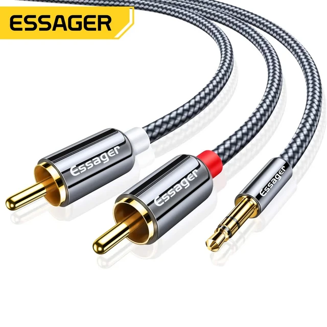 Vention RCA Cable 3.5mm to 2RCA Splitter RCA Jack 3.5 Cable RCA Audio Cable  for Smartphone Amplifier Home Theater AUX Cable RCA - AliExpress