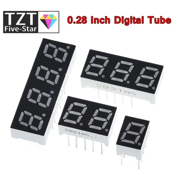 Display a LED a tubo digitale da 0.28 pollici 1Bit 2Bit 3Bit 4Bit Display anodo/catodo comune 0.28 "tabellone a Led a 7 segmenti