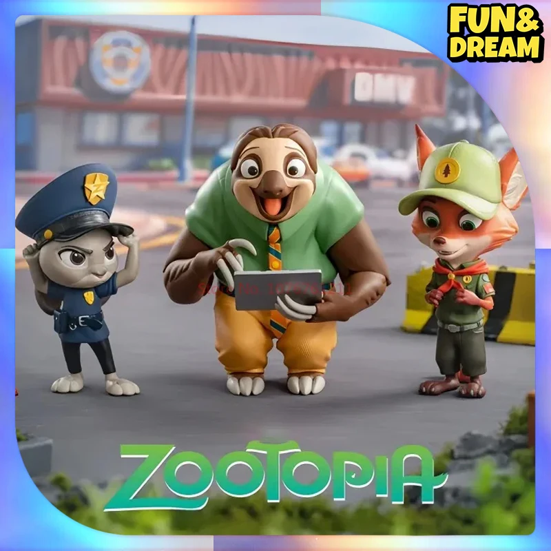 

Morstorm Disney Zootopia Anime Figure Nick Judy Action Figure Cartoon Flash Suit Children Toys Decoration Trendy Play Free Gift