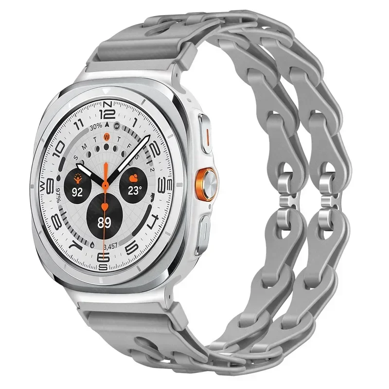 Silicone Chain Strap Replacement Wristband Bracelet
