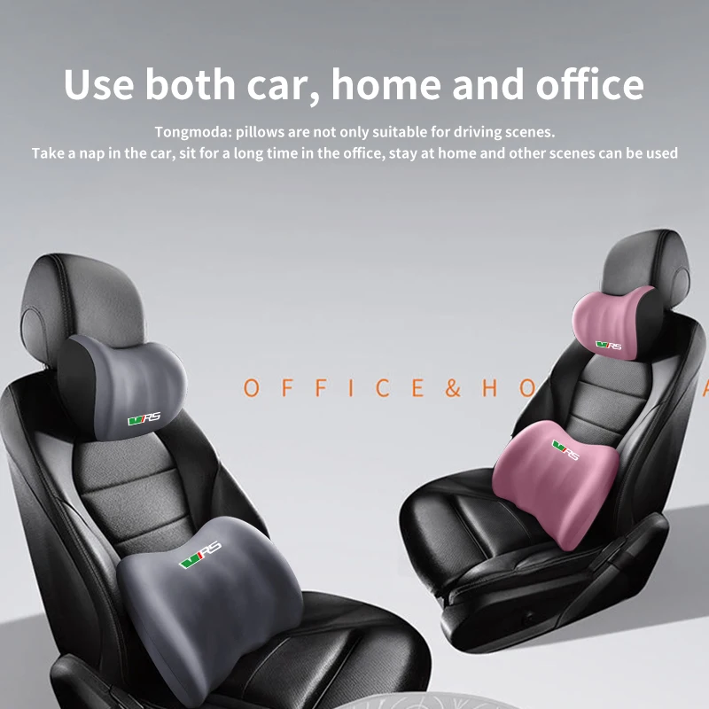 Poggiatesta Per Auto Cuscino Lombare Schienale Cuscino Lombare Cuscino Per Collo Auto Per Skoda Vrs Octavia Kamiq Kodiaq Karoq Rs Fabia Favorit