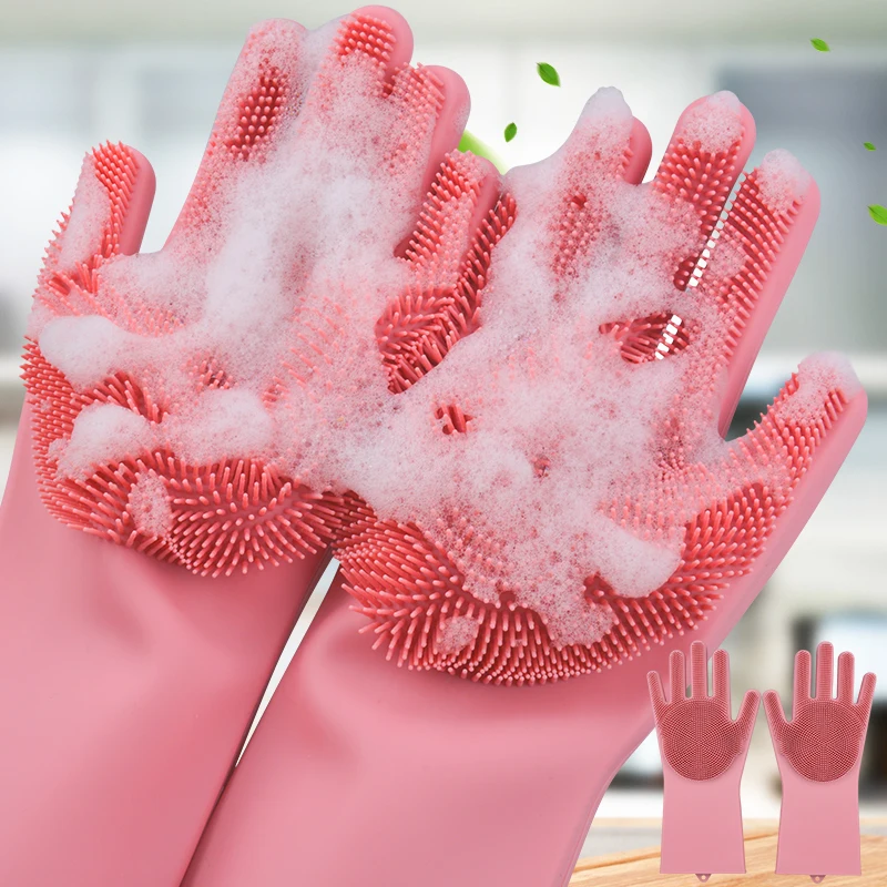 Gants de nettoyage en microfibre super absorbants, épaississants,  efficaces, de style japonais, pour laver la vaisselle et la cuisine -  AliExpress