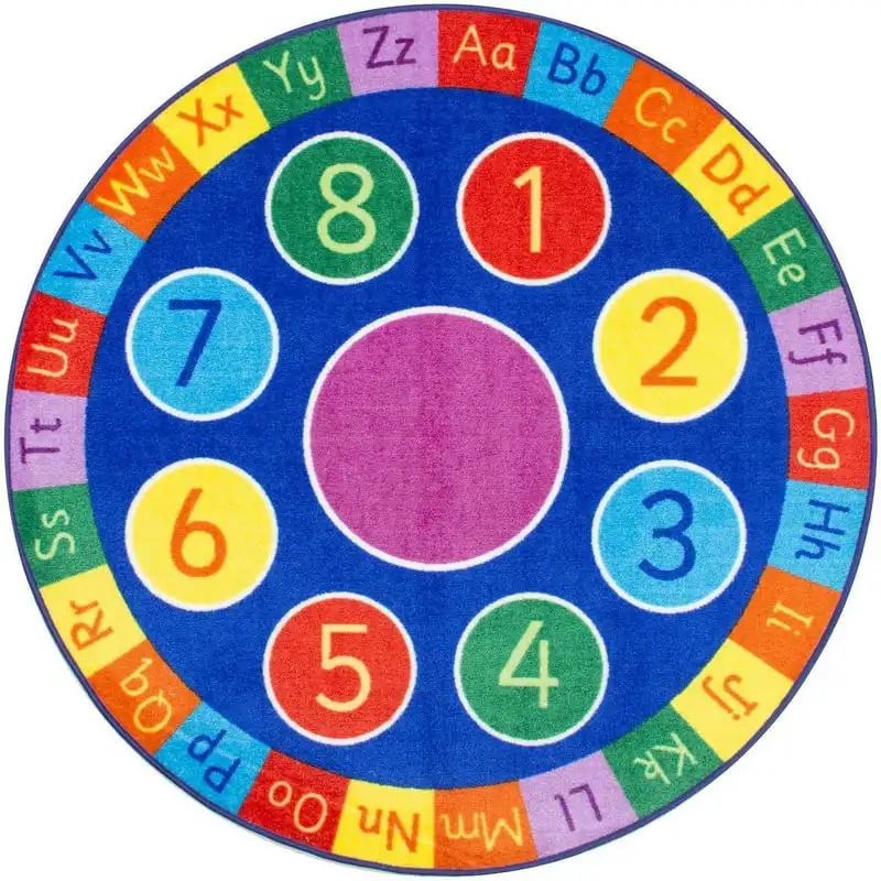 

Number Circles Area Rug, 5', Blue Inuyasha Chair cushion Keep off rug Prayer mat Thundercats Large area rug for living room Alfo