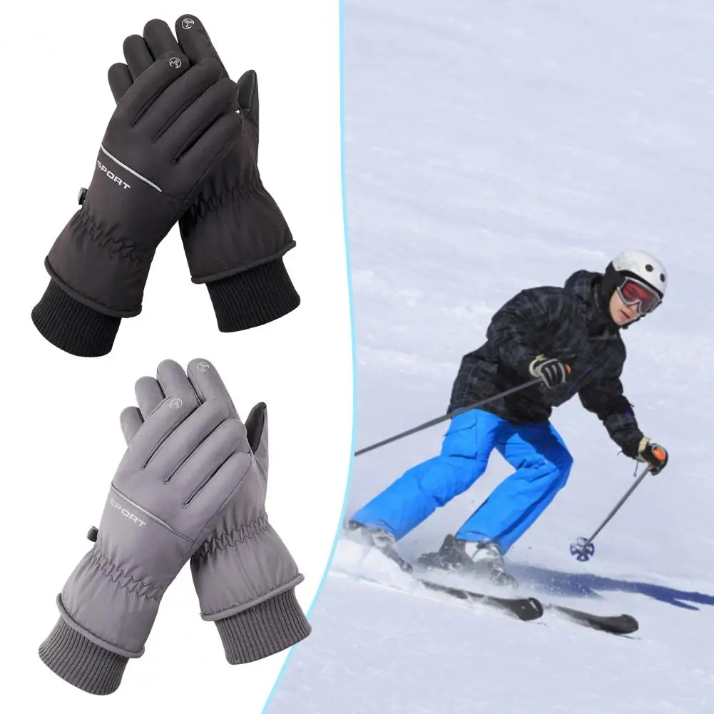 

Men Gloves Wrist Protection Mountaineering Gloves Well Sensitive Coldproof Useful