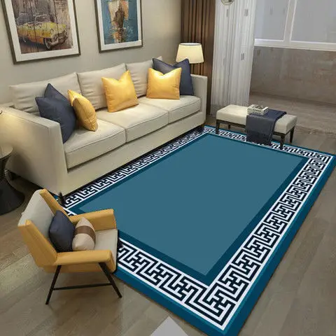 

1507 New Nordic Tie-Dye Carpet Wholesale Plush Mat Living Room Bedroom Bed Blanket Floor Cushion for Home