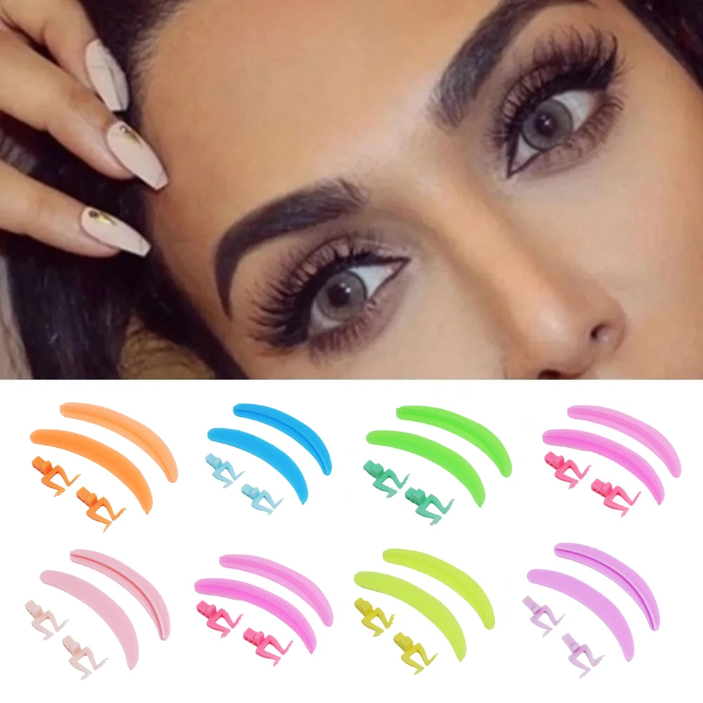 3Pcs/Set Silicone Eyelash Perm Pads Eyelash Extension Aid Patch Reusable Eyelash Lifting Grafting Separator Makeup Tools