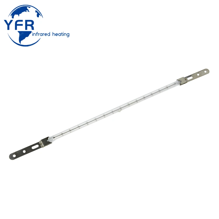 Halogen infrared heating lamp 1500W 220V Suitable for food heating and industrial drying, it provides uniform heat distribution.