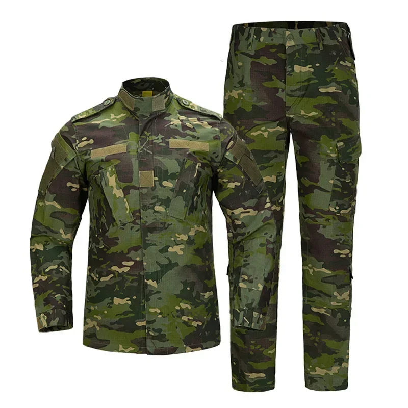 

Military Uniform Camo Tactical Suit Army Camouflage Clothing Sets Hunting Fishing Paintball Suit Training Equipment