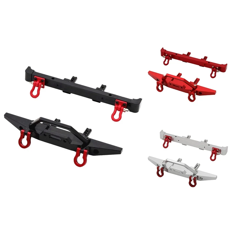 

Металлический передний и задний бампер с буксировочным крючком для MN128 1/10 обновленные детали для радиоуправляемых автомобилей аксессуары