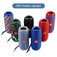 TG117 Portable Bluetooth Speaker Outdoor Wireless Woofer Free Call /FM/TF Card/USB Flash Drive Connect Mobile Phone/Tablet/TV 1