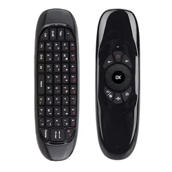 Wireless Backlit Air Mouse & Gyroscopic Mini Keyboard Remote (NO Backlit)