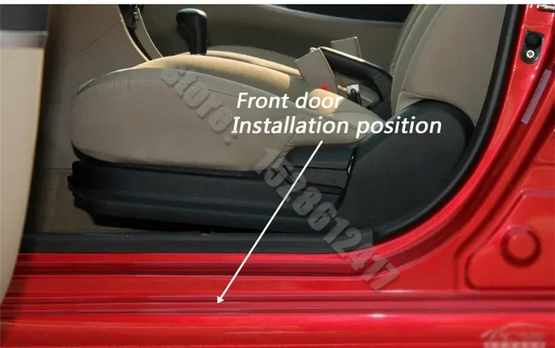 For Dacia Sandero 2 2013-Stepway Stainless Door Sill Car Door Cover Outside door sill protector Plate