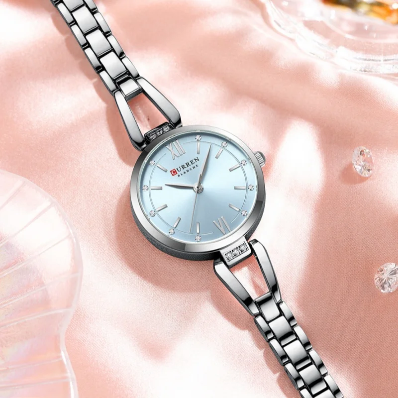 CURREN 9092 Elegant Ladies Quartz Watch Classic Fashion Women Clock Waterproof Stainless Steel Business Casual Women's Watches - 4
