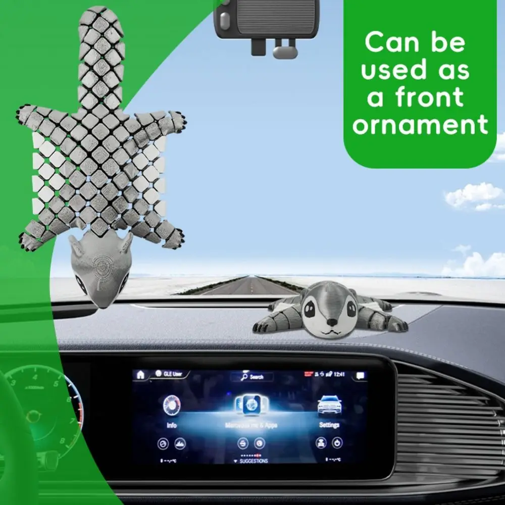 3D Printed Funny Flying Squirrel Toy with Movable Joints Creative Simulated Animal Model Adjustable Joints Cute