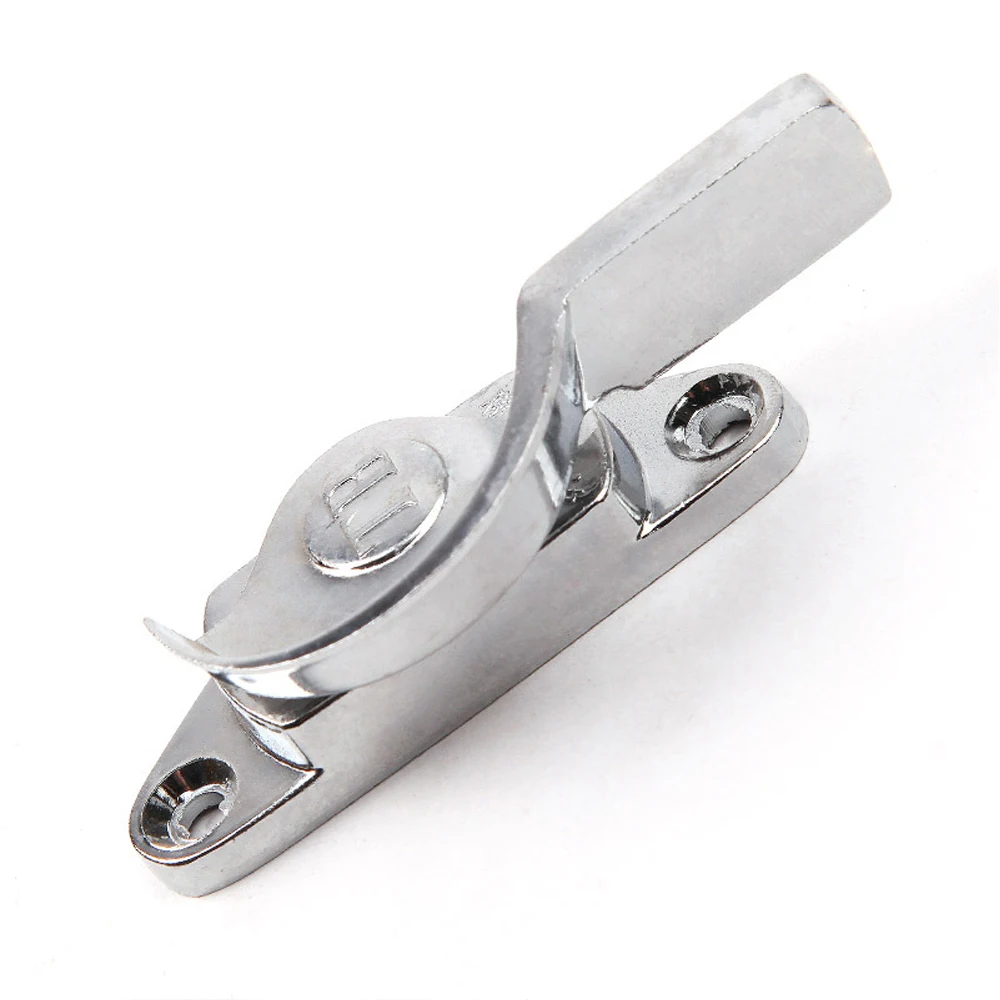 1pc Crescent Shaped Stainless Steel Window Sash Lock Double-sided Lock Door Used On Sliding Windows Security Hardware