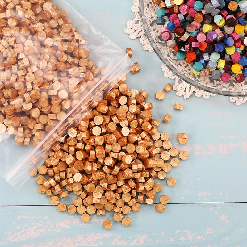 Transparent Color Mixed Lacquer Wax Particles for DIY Vintage Seal Decoration