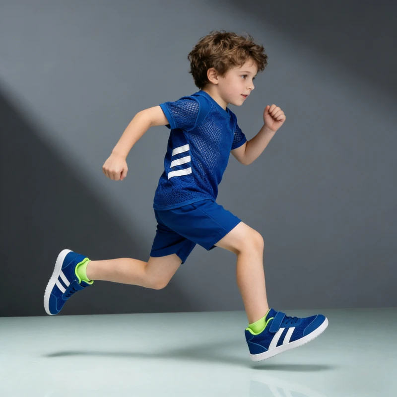 Outdoor Wide-toe Barefoot Shoes for Boys and Girls, Breathable Mesh Athletic Shoes, Suitable for Outdoor Casual Summer Use. - 2