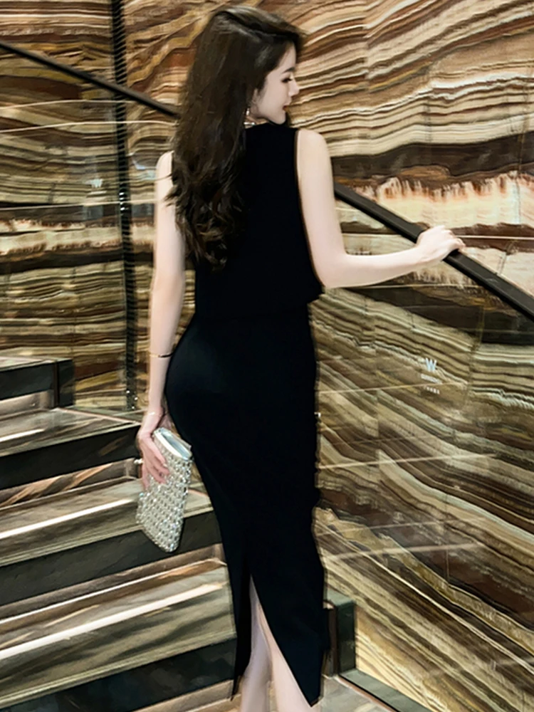 Elegant Fashionable 2 Pieces Outfits Women Simple Black