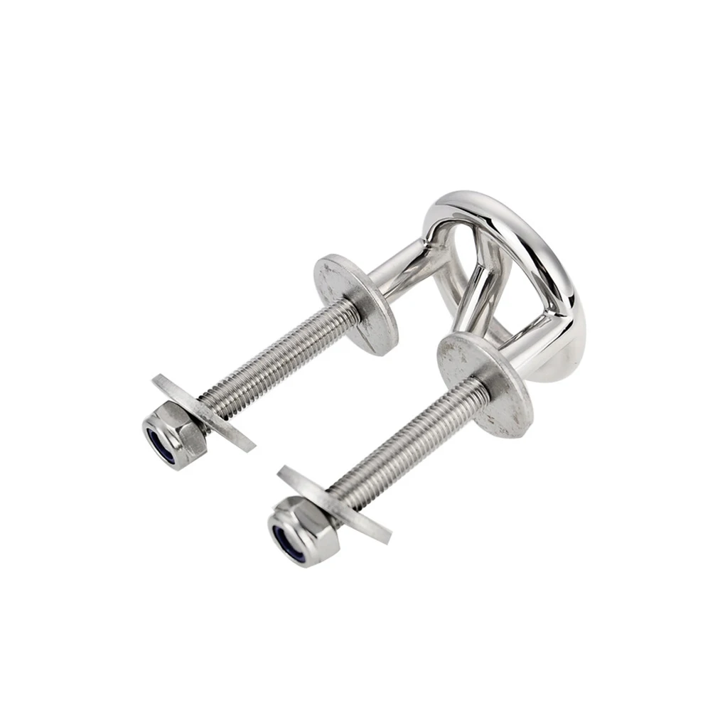 Tow Eye Hook Heavy Duty Transom Mount Bracket Hardware Parts Replacements