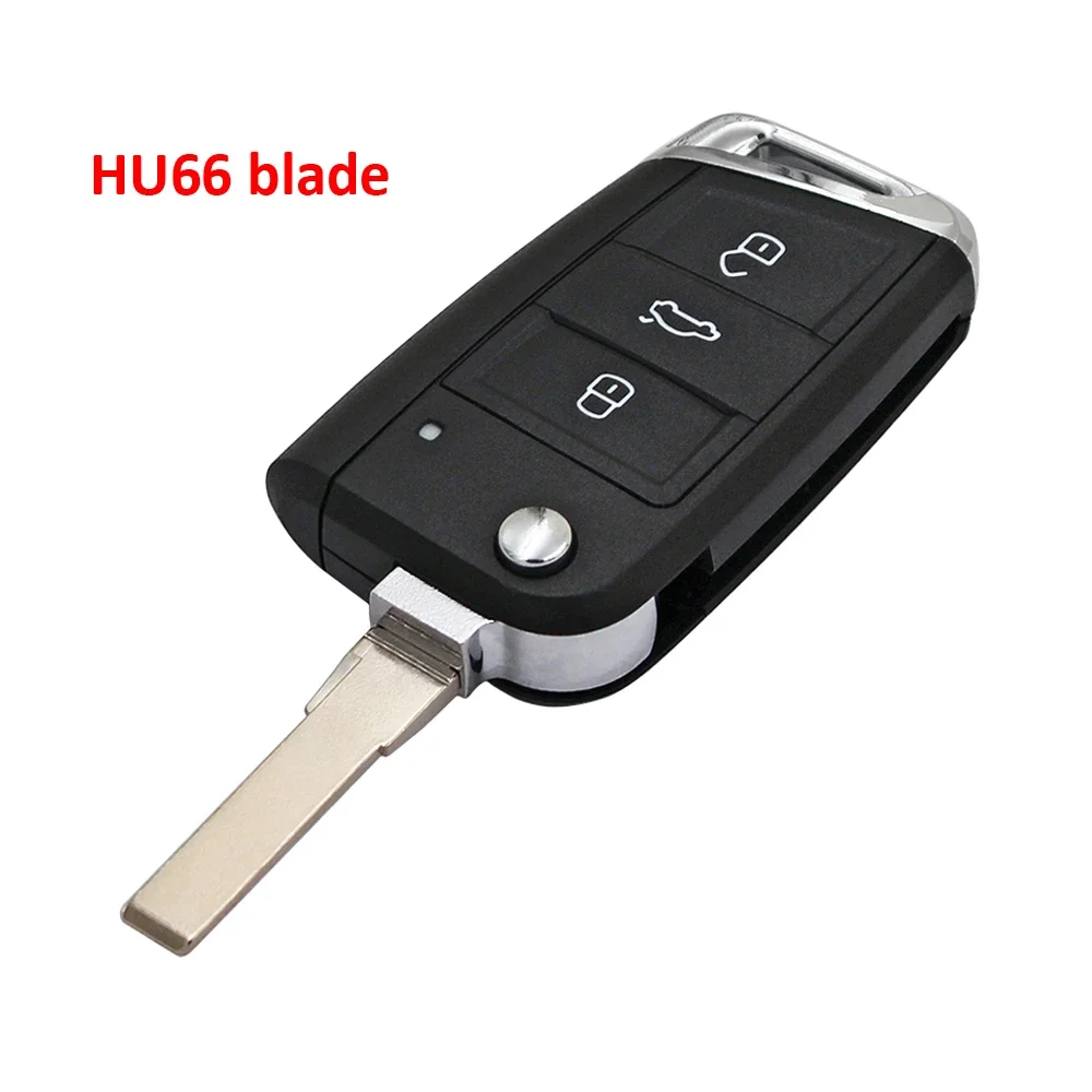 Ecusells Car Remote Key Shell Case with Blade for Popular Vehicle Models