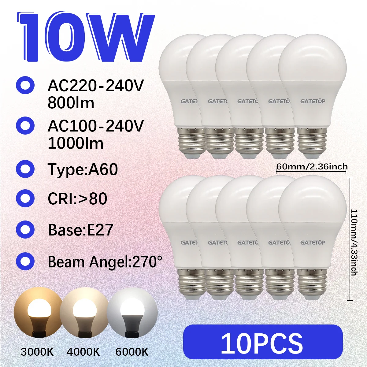 10PCS