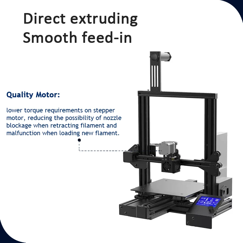 Extrusora Direta da Movimentação do Ender de Creality 3ender3 Pro Atualizou 4240 Cabos do fã do Jogo 1.75 mm de Hotend do Motor Deslizante a - Imagem 4