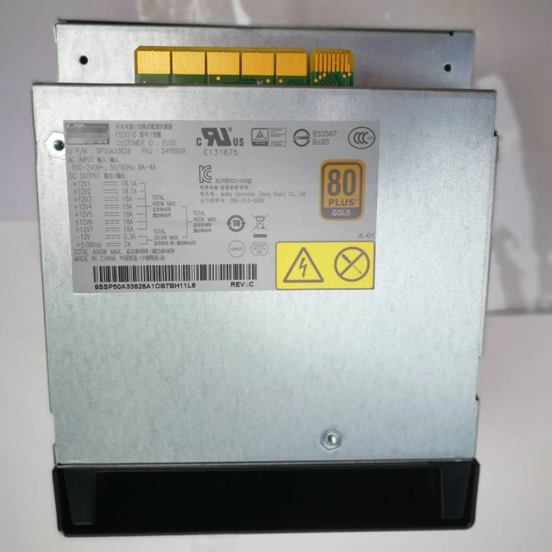 

FSD010 54Y8909 для Lenovo P700 P710 P500 P510 блок питания макс. 490 Вт