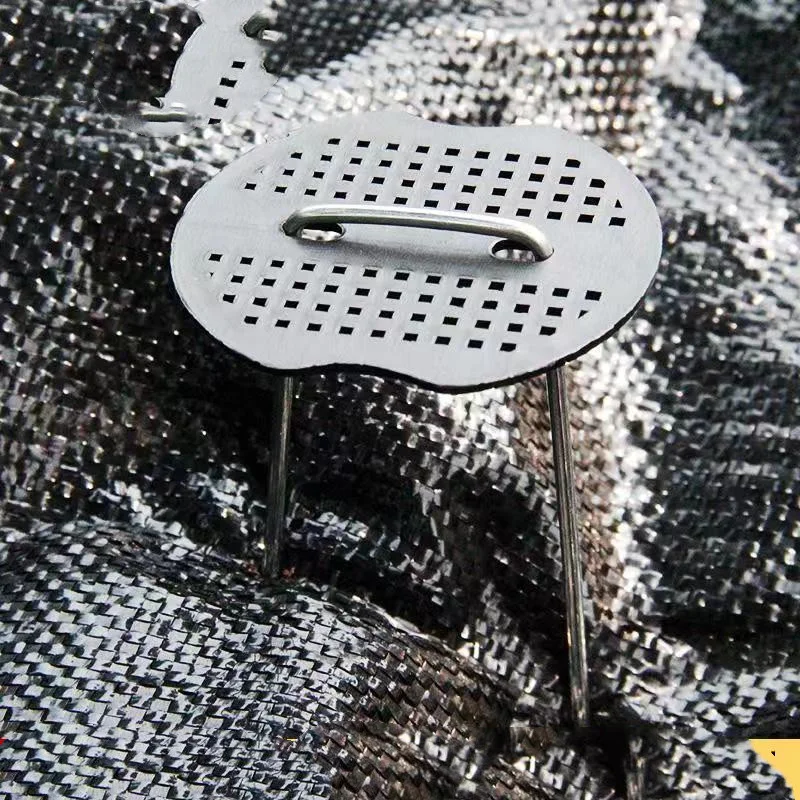 Picchetti Da Giardino In Acciaio Zincato 11cm - Confezione Da 10 - Per Fissare Tessuto Paesaggistico, Reti E Tubi Irrigazione