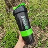 3 Layer Shaker Bottle Protein Mixing Shake Cup Sports Fitness Water Cup 550ml Scaled Plastic Water Bottles with Medicine Box 4
