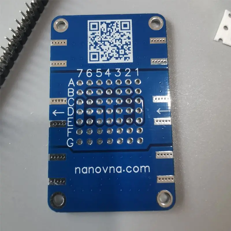 NanoVNA Testboard Web Test Board VNA RF Set Measurement DIP SMT Device Tool Spare Parts