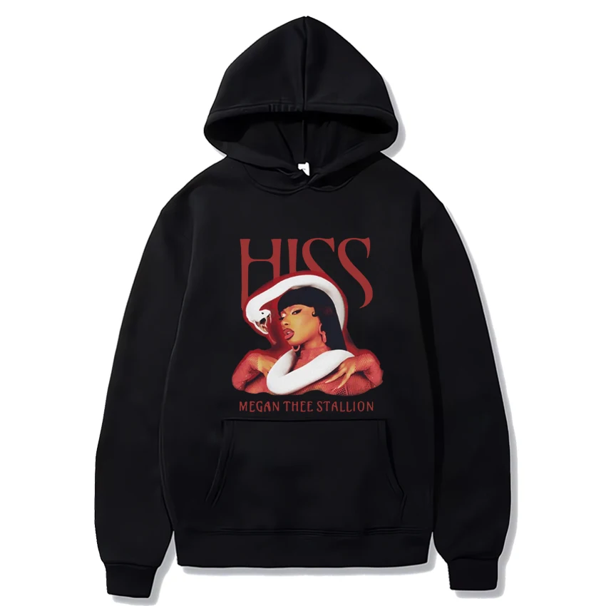 Hot Megan Thee Stallion Rapper Hiss Album Hip Hop Hoodie Men Women vintage Casual streetwear Unisex Fleece Long sleeve pullovers
