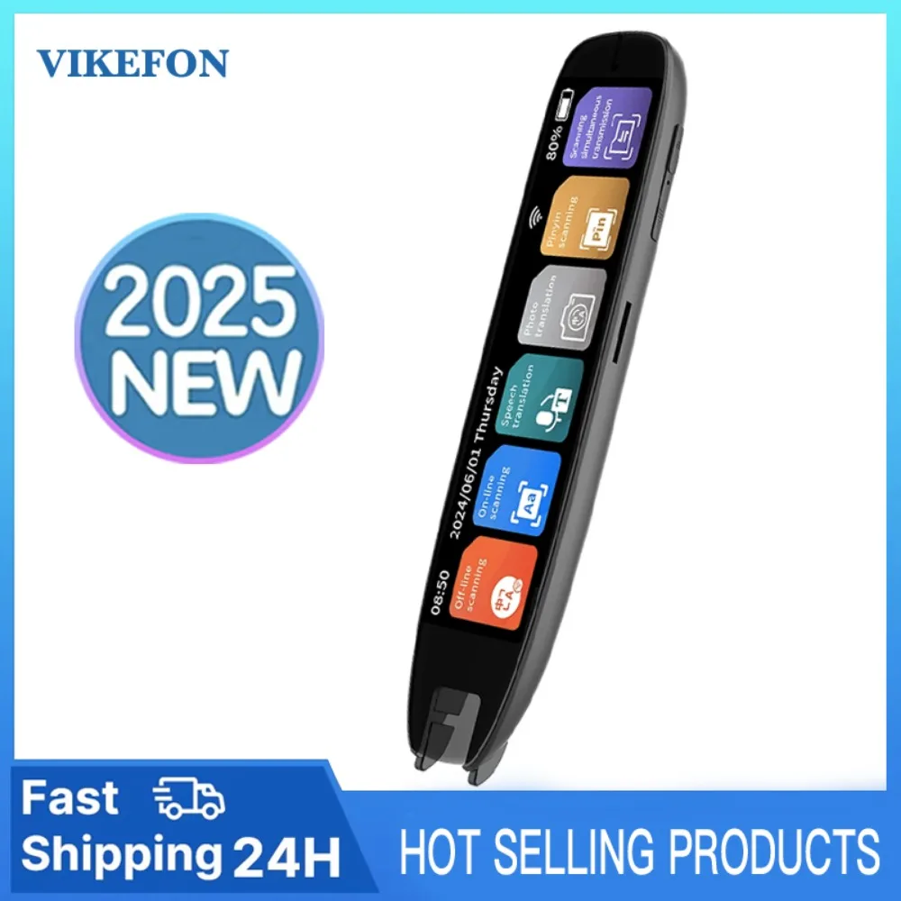 S65 Pro Smart Voice Translator 142 Languages WIFI Scan Translation Pen Scanning Translation Pen Business Travel Abroad language translator translation pen