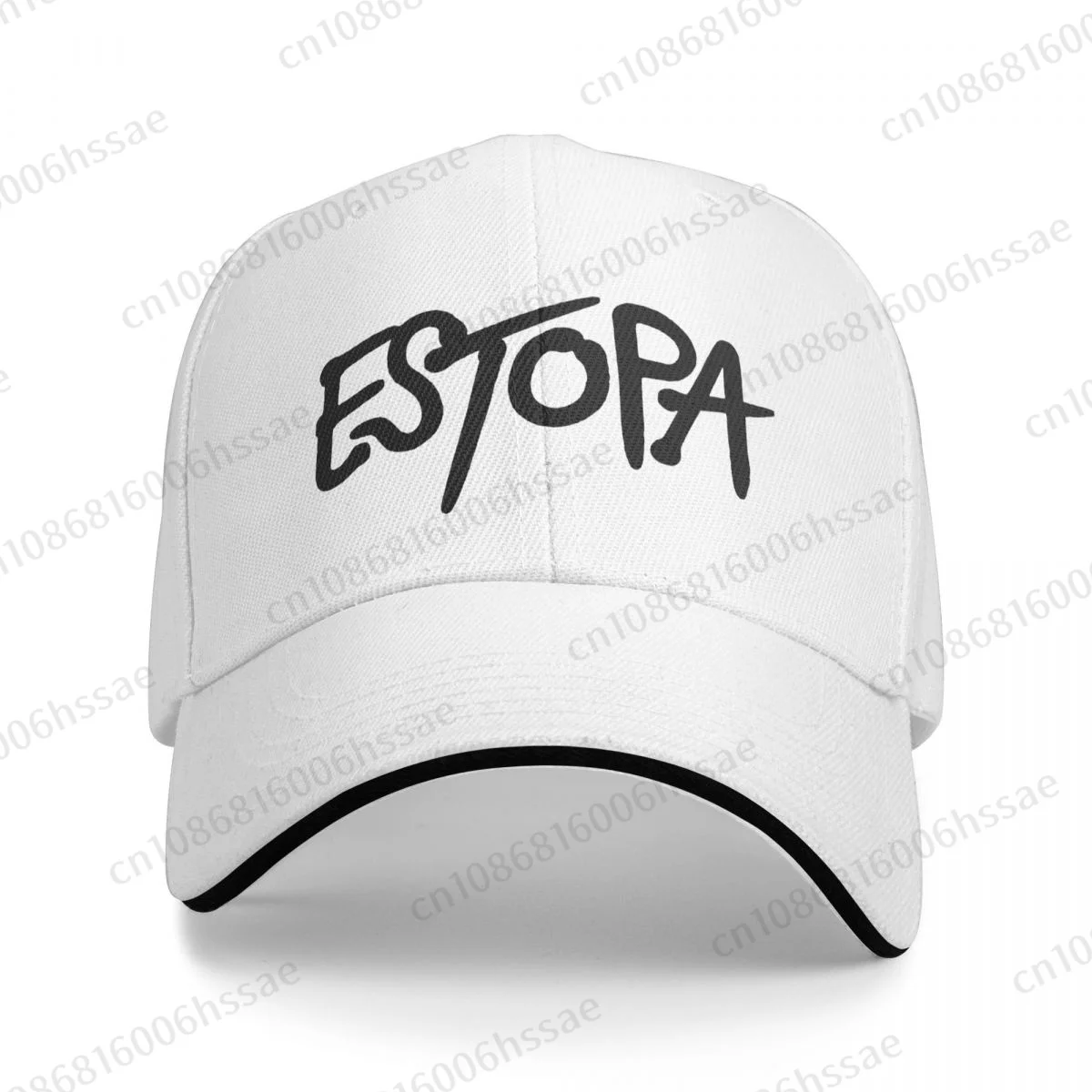 Estopa 남녀공용 야구 모자, 힙합 샌드위치 모자, 조절 가능한 야외 스포츠 모자