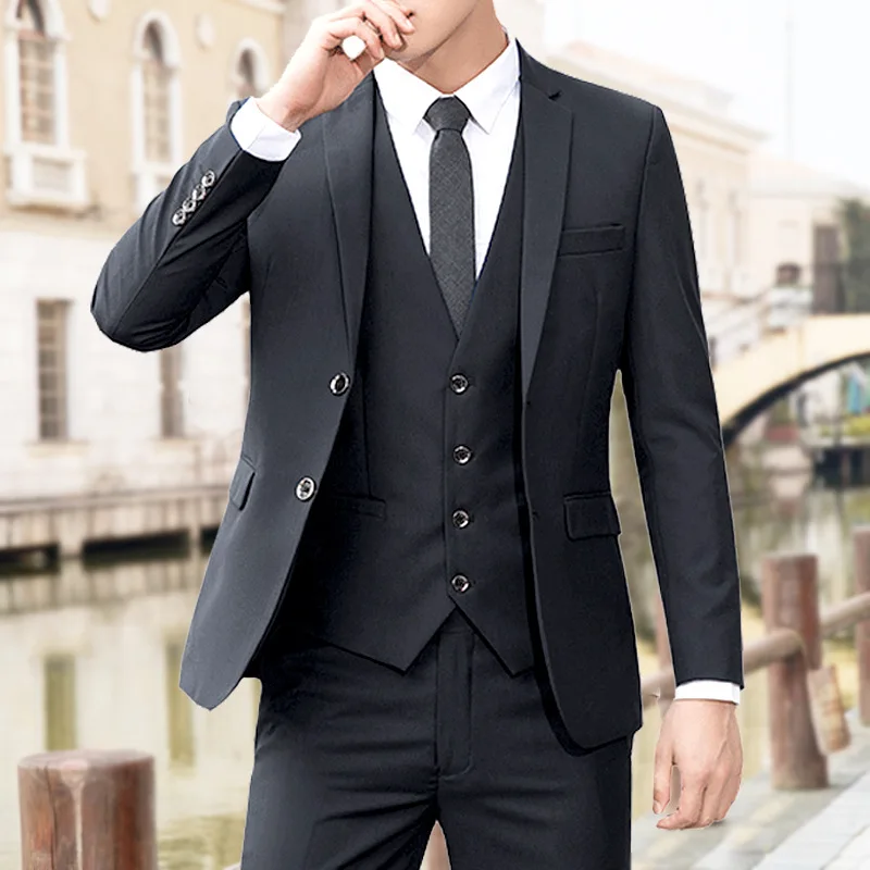 

2850-R-Jacket man baggy handsome suit senior sense of jacket single piece