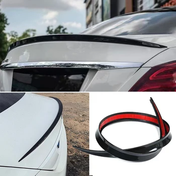 Spoiler Universale per Auto in ABS Nero 1.2M, Accessorio in Fibra di Carbonio, Spoiler Morbido per Tetto Posteriore, Adesivi Decorativi per Bagagliaio