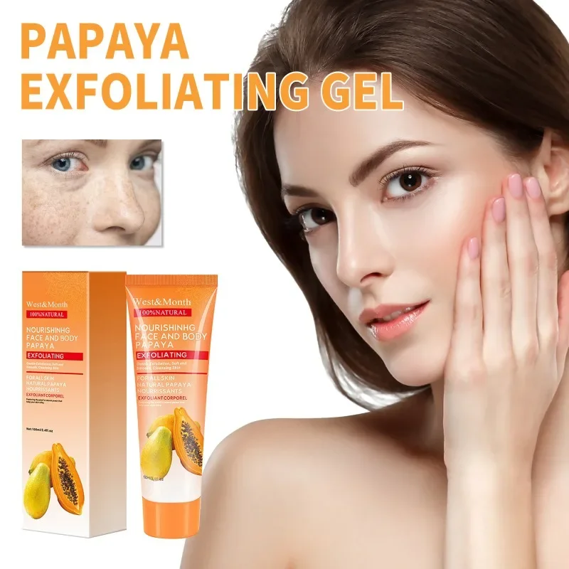 Papaya Peeling Gel Facial skin removal melanin Whitening Repair brighten body care exfoliating Moisturizing Cream