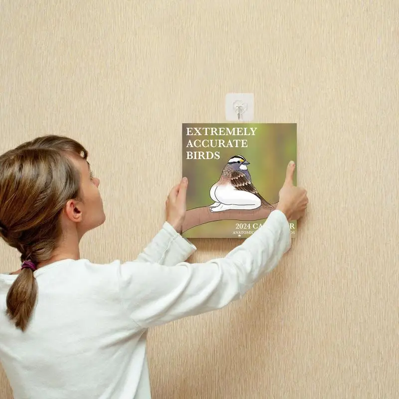 Calendar Of Extremely Accurate Birds 2024 Decorative Wall Calendar Bedroom  Living Room Office School Calendars For Bird Lovers - AliExpress